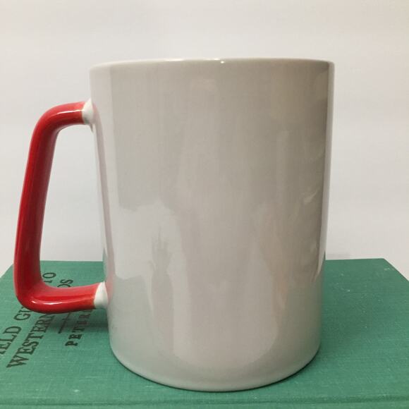 Starbucks Christmas Snowflake Red Handle Mug - Picture 4 of 7